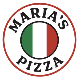 Maria's Pizza logo.